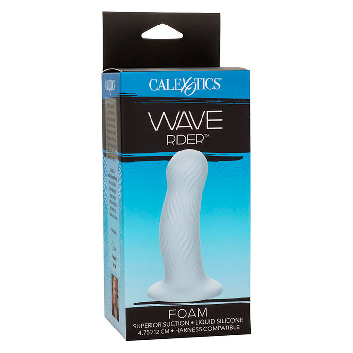 Wave Rider Foam Anal Plug Blue — Blue