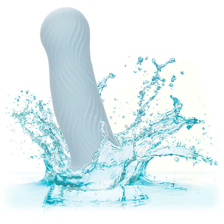 Wave Rider Foam Anal Plug Blue — Blue
