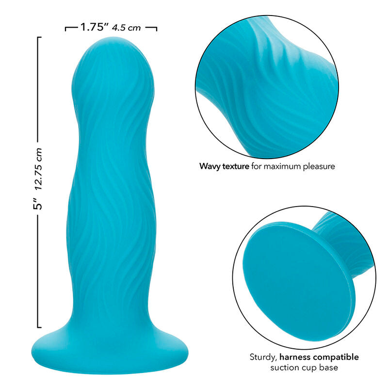 Wave Rider Swell Anal Plug Blue — Blue