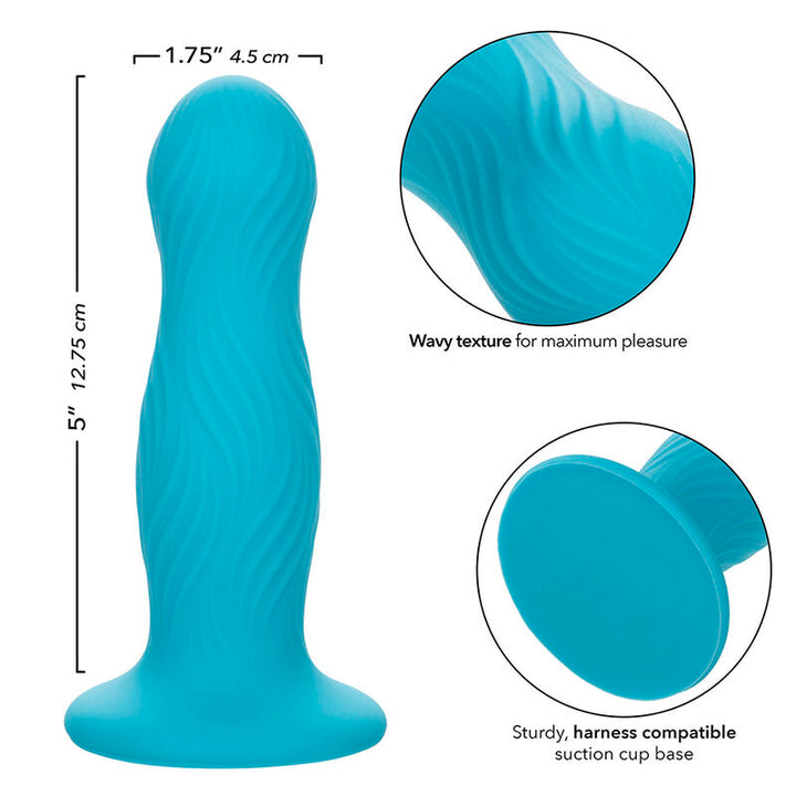Wave Rider Swell Anal Plug Blue — Blue