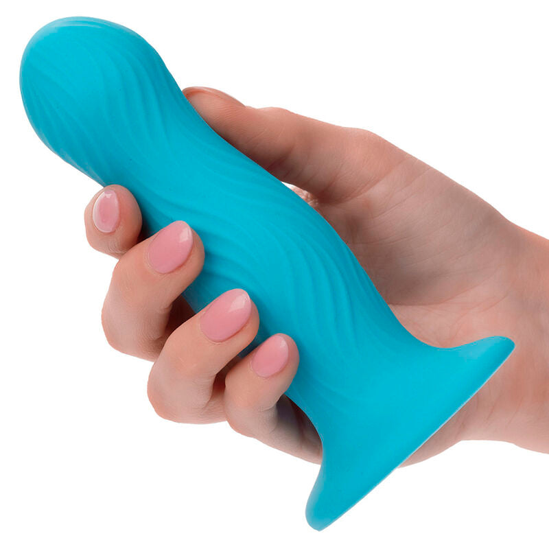 Wave Rider Swell Anal Plug Blue — Blue