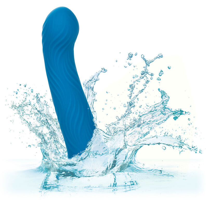 Wave Rider Ripple Anal Plug Blue — Blue