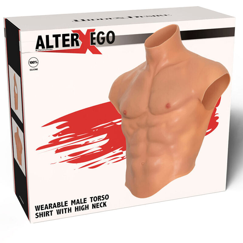 Hidden Desire - Alter Ego Silicone Male Torso Shirt With Abs