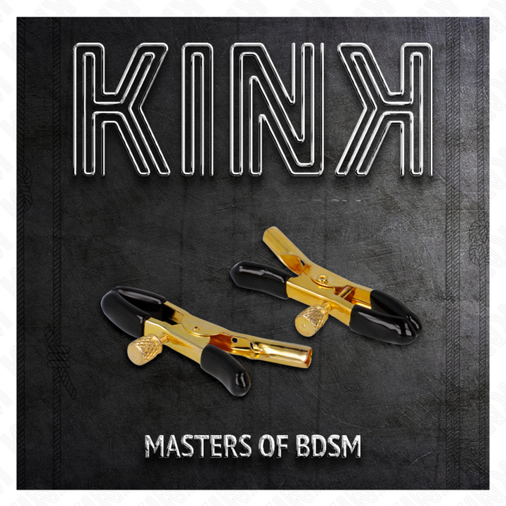 KINK - GOLD NIPPLE CLAMPS 6 CM