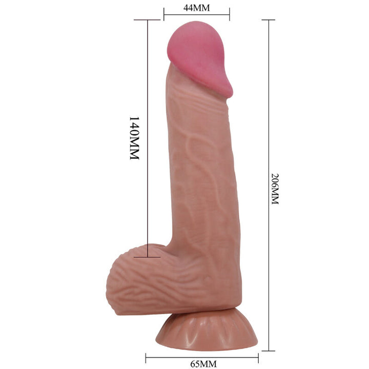 Pretty Love Sliding Skin Series Realistic Dildo — Skin