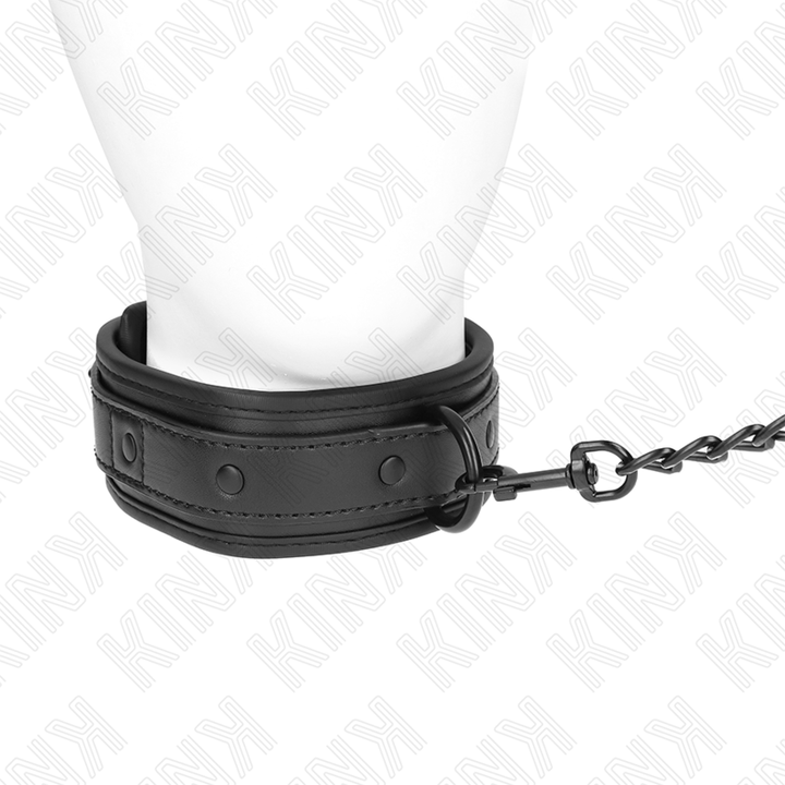 Kink Neoprene Bondage Collar - Model 2 With Belt 78 CM