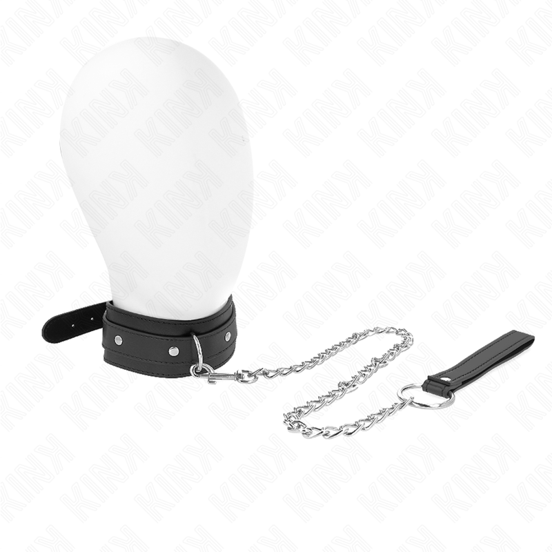 Kink Necklace With Leash - 65 CM 1 Ring Adjustable 38-49 CM X