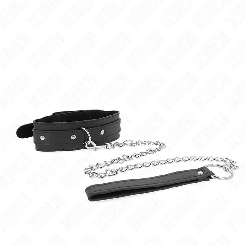 Kink Necklace With Leash - 65 CM 1 Ring Adjustable 38-49 CM X