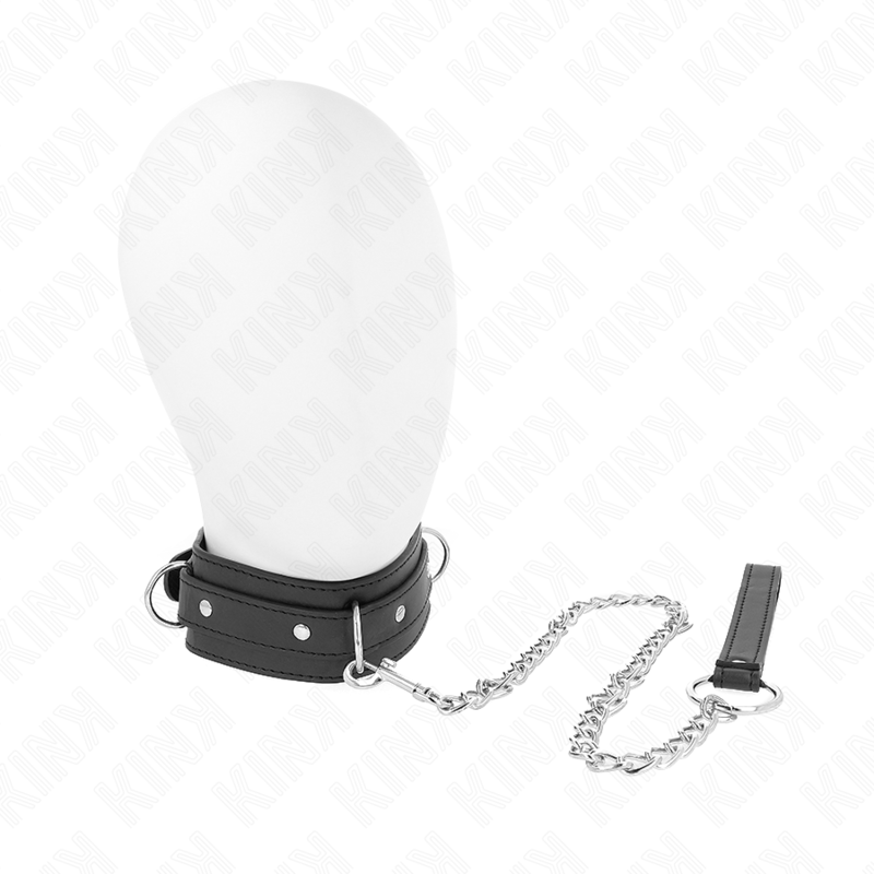 Kink Necklace With Leash - 65 CM 3 Ring Model 1 Adjustable