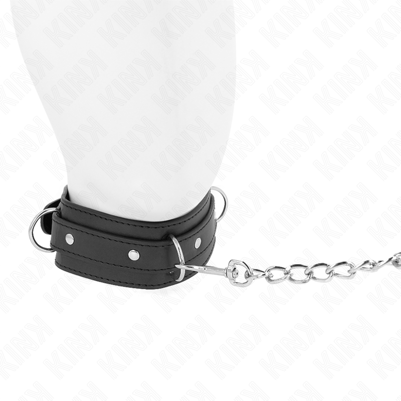 Kink Necklace With Leash - 65 CM 3 Ring Model 1 Adjustable