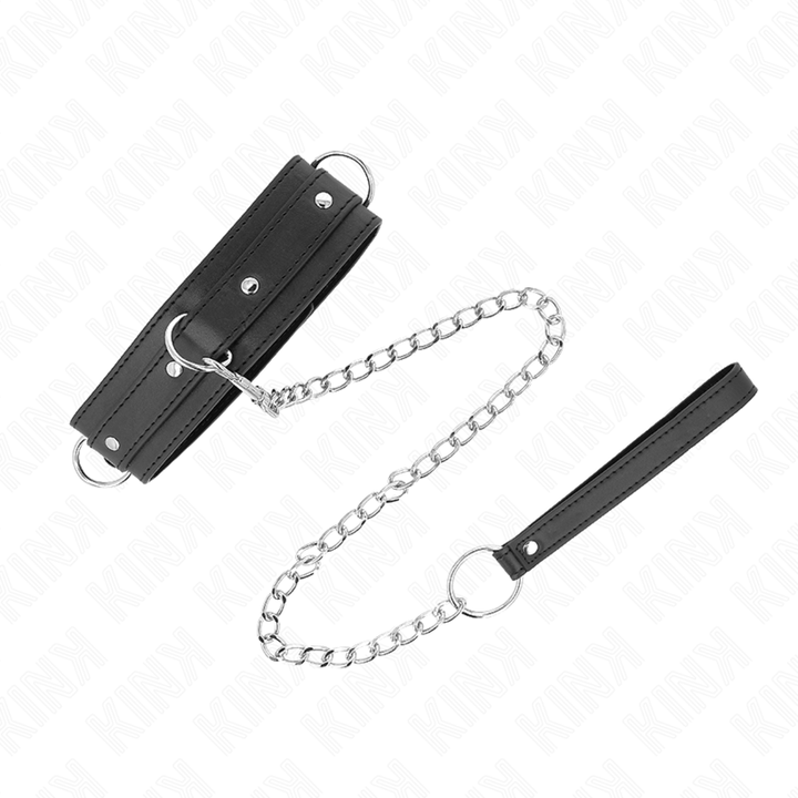 Kink Necklace With Leash - 65 CM 3 Ring Model 1 Adjustable