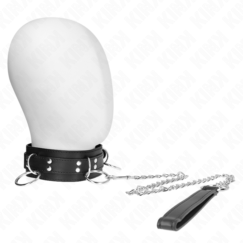 Kink 3 Ring Slavery - Necklace With Strap 80 CM 53 X 5 CM