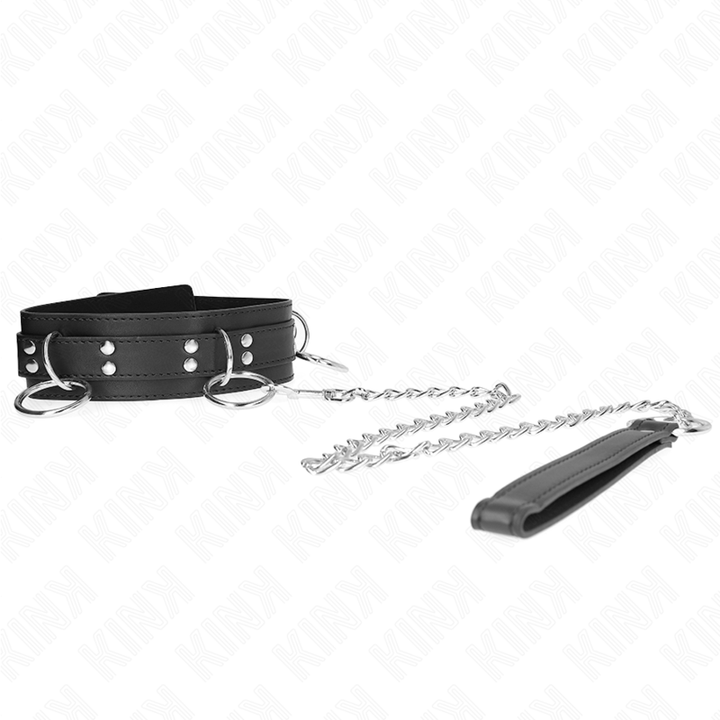 Kink 3 Ring Slavery - Necklace With Strap 80 CM 53 X 5 CM