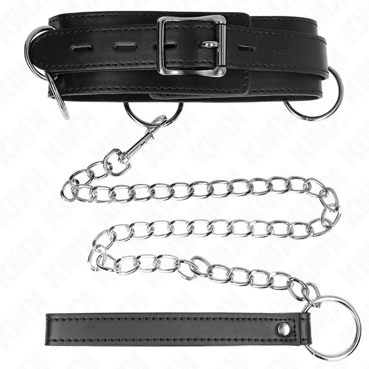 Kink 3 Ring Slavery - Necklace With Strap 80 CM 53 X 5 CM