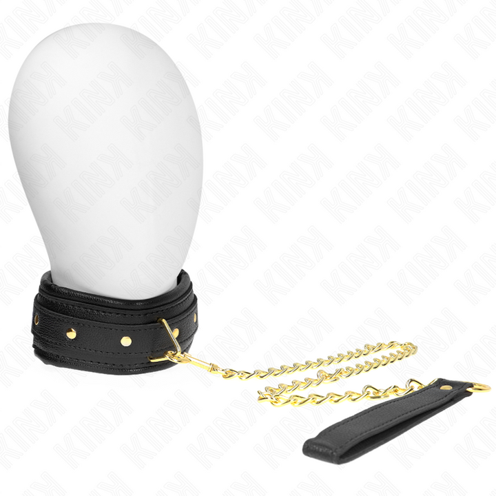 Kink Necklace With Sponge - Imitation Leather Strap Model 1