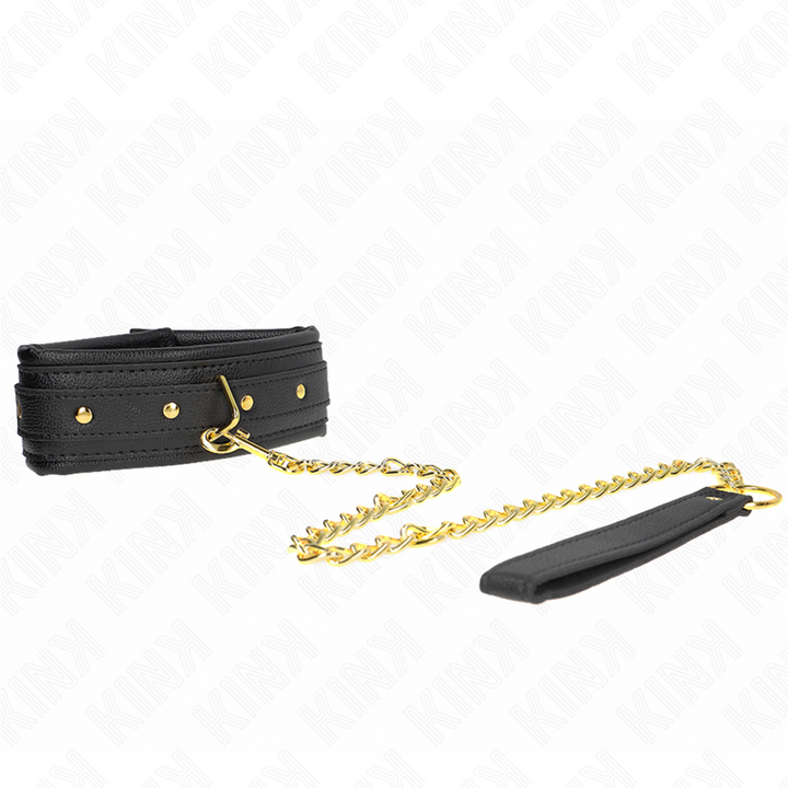 Kink Necklace With Sponge - Imitation Leather Strap Model 1
