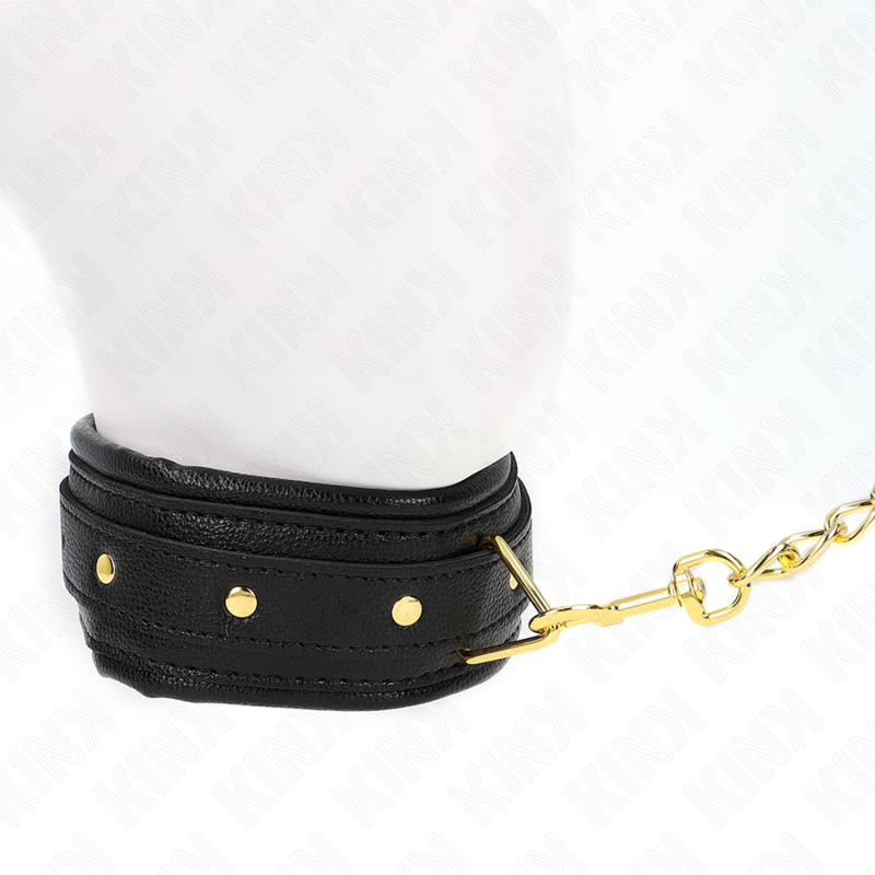 Kink Necklace With Sponge - Imitation Leather Strap Model 1