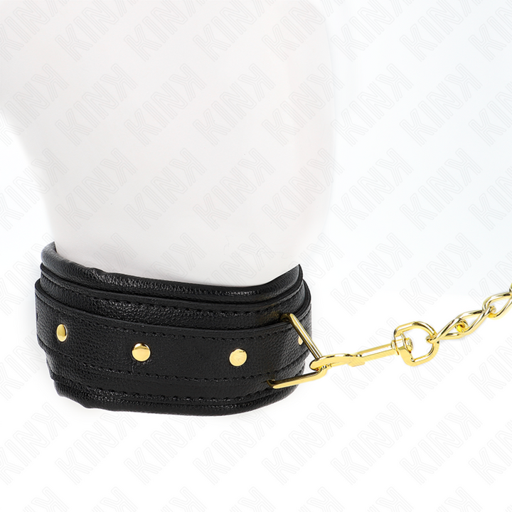 Kink Necklace With Sponge - Imitation Leather Strap Model 1