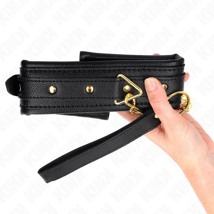 Kink Necklace With Sponge - Imitation Leather Strap Model 1
