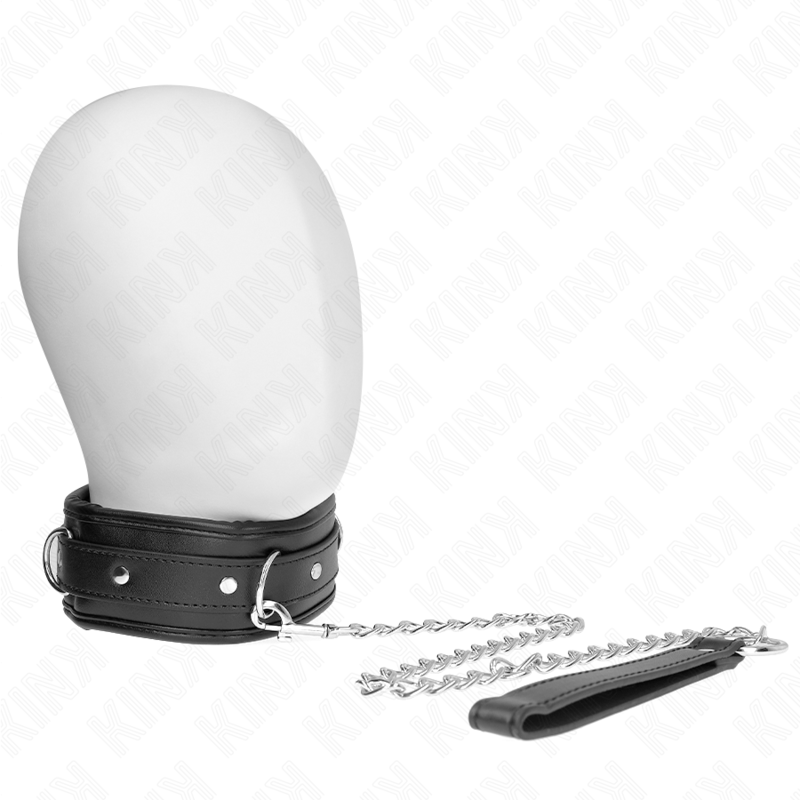 Kink Necklace With Sponge - Imitation Leather Strap Model 3