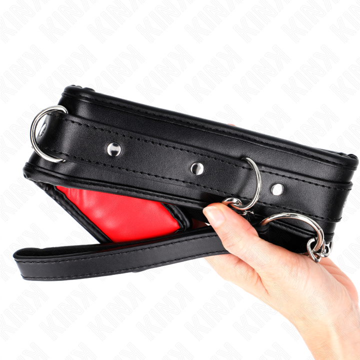 Kink Necklace With Sponge - Imitation Leather Strap Model 3