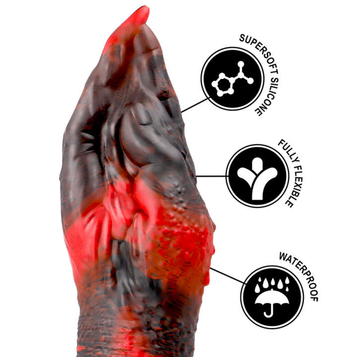 Lilith Dildo Evil Demon M — Purple silicone