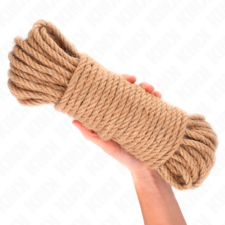 Kink Hemp Rope - With Metal Head 20 Meter