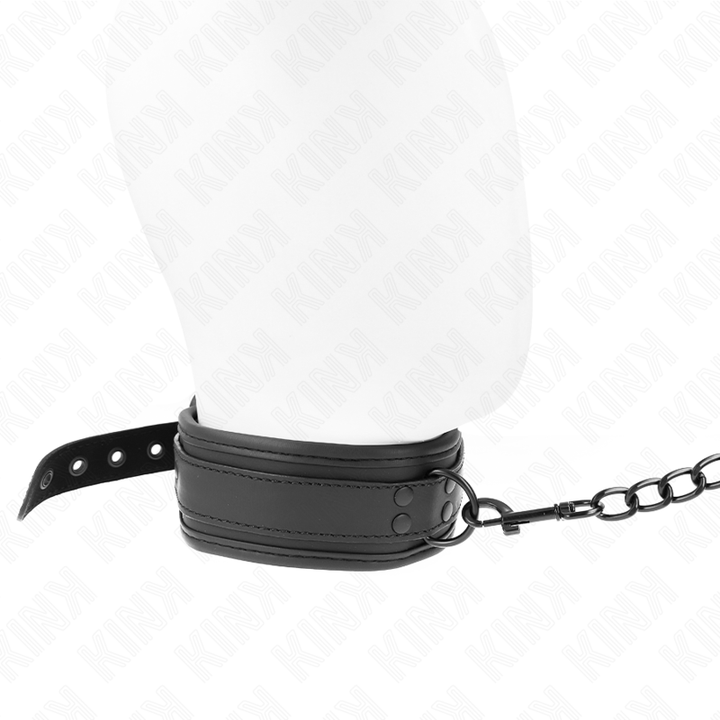 Kink Neoprene Bondage Collar - Model 1 With Belt 78 CM