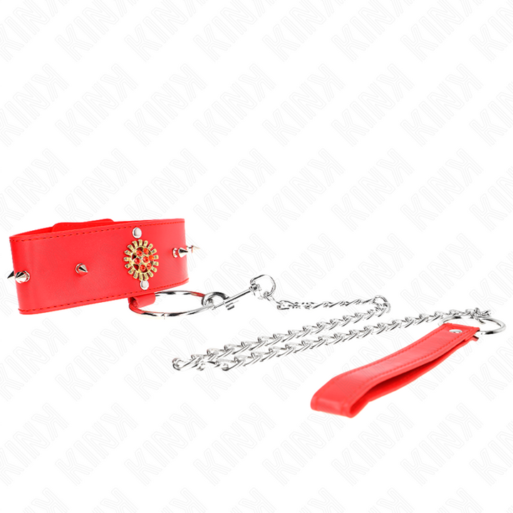 Kink Red Diamond Necklace - With Belt 65 CM Ajdustable 35-51