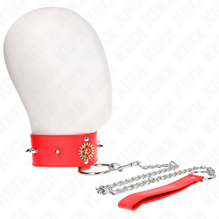 Kink Red Diamond Necklace - With Belt 65 CM Ajdustable 35-51