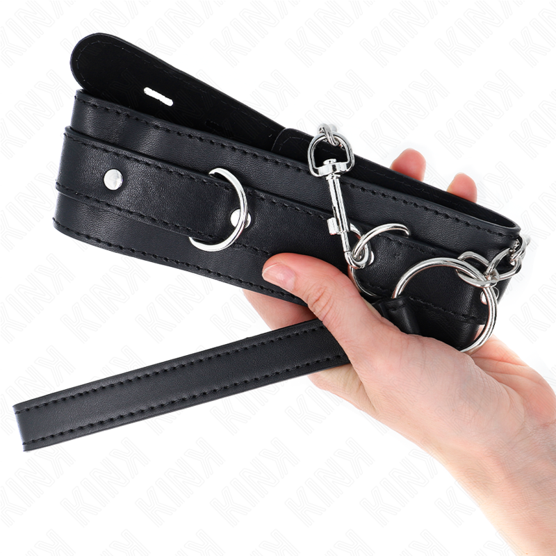 Kink Collar With Belt - 65 CM With Strap Black 54 X 4.5 CM