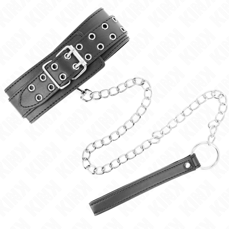 Kink Necklace With Strap - 65 CM Silver Buckles Adjustable
