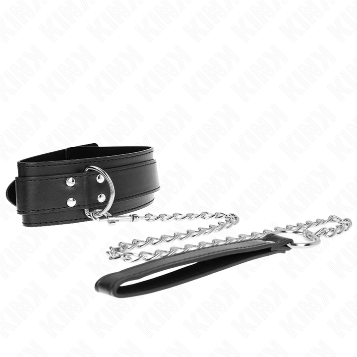Kink Necklace With Strap - 65 CM Silver Buckles Adjustable