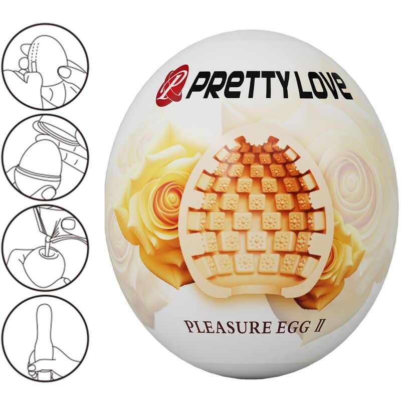 Pretty Love Male Masturbator - Egg Flesh