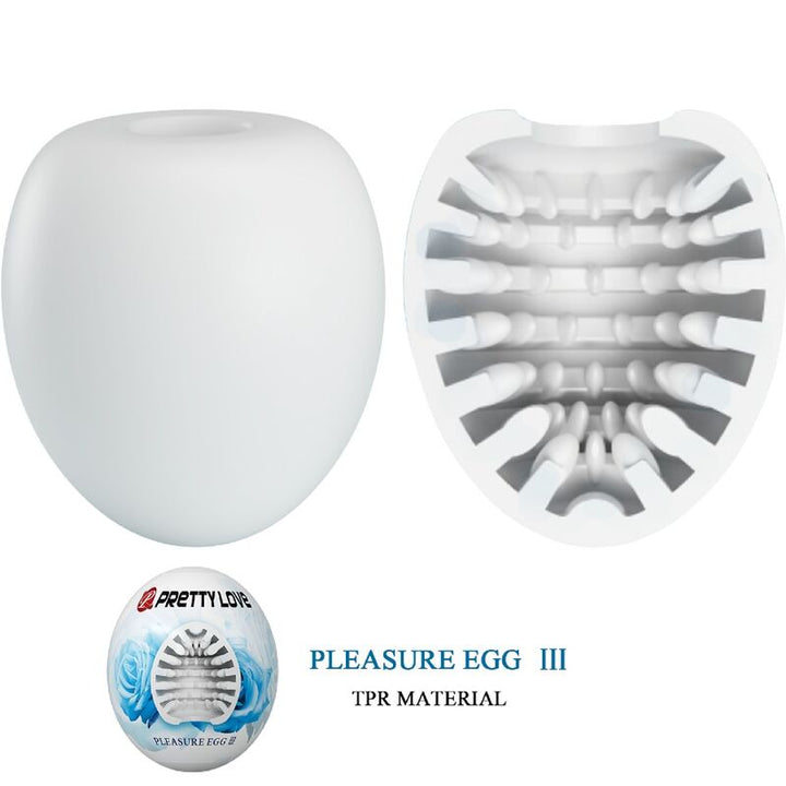 Pretty Love Male Masturbator - Egg White