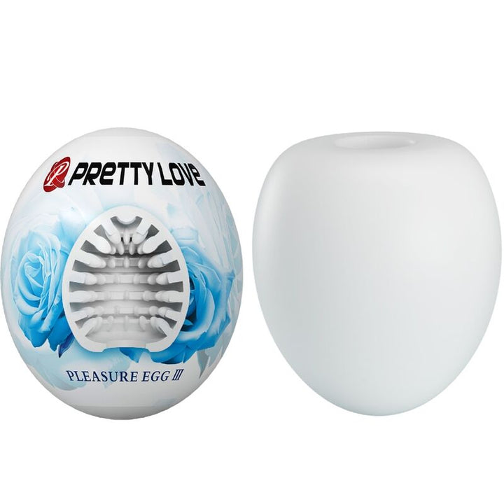 Pretty Love Male Masturbator - Egg White