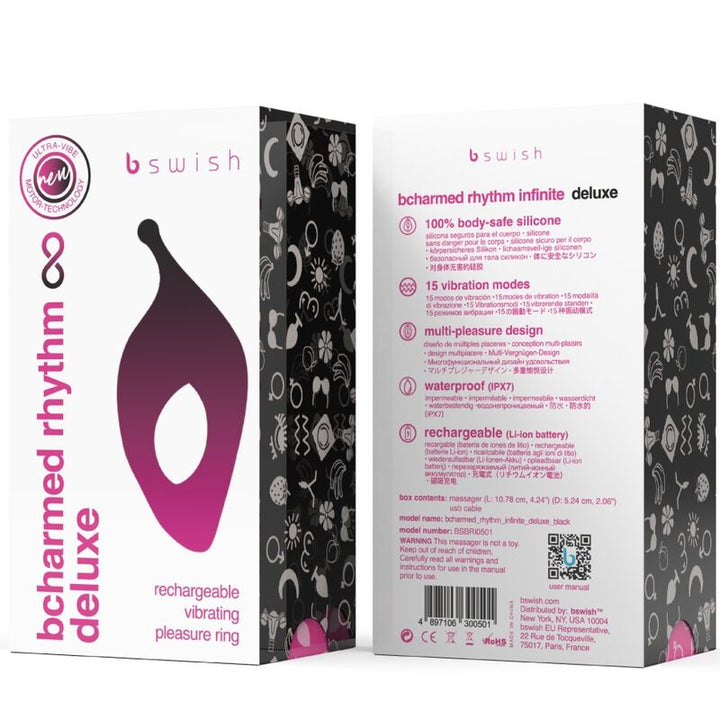 B Swish - Bcharmed Rhythm Infinite Deluxe Penis Ring 15