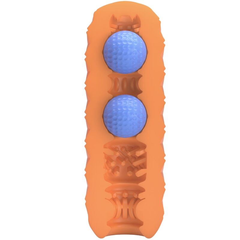 Pretty Love Twin - Balls Male Masturbator Orange