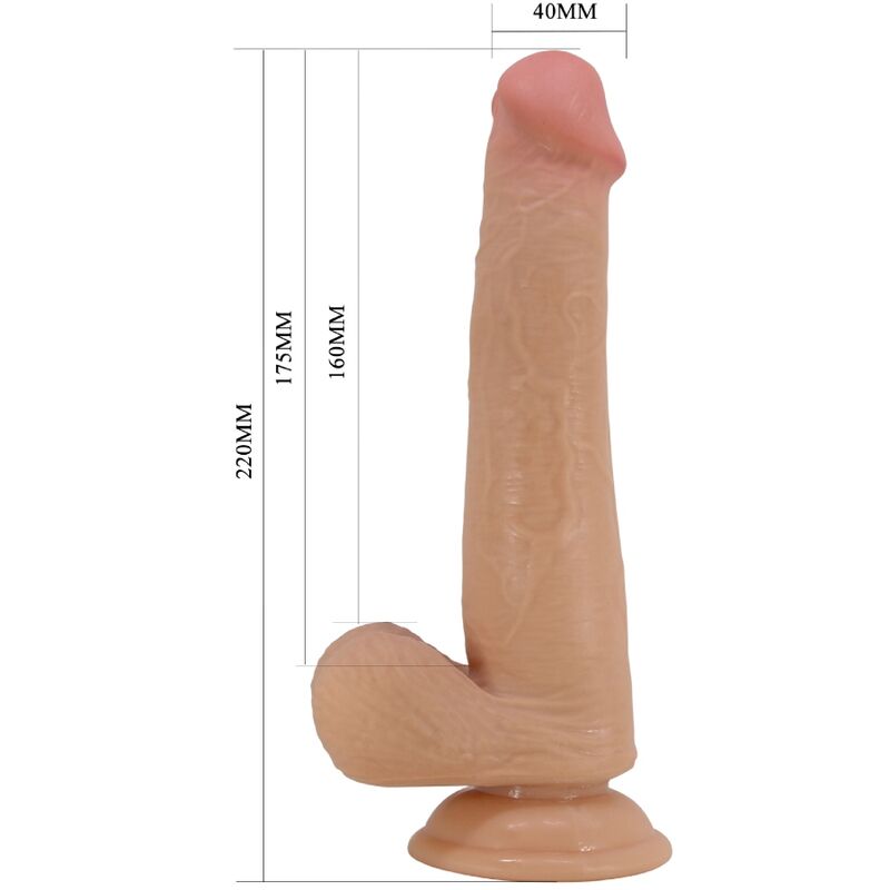 Pretty Love Tallen Realistic Dildo — Flesh/TPR