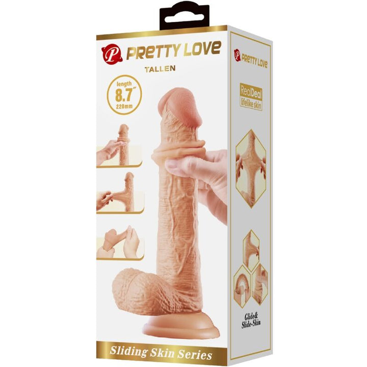 Pretty Love Tallen Realistic Dildo — Flesh/TPR