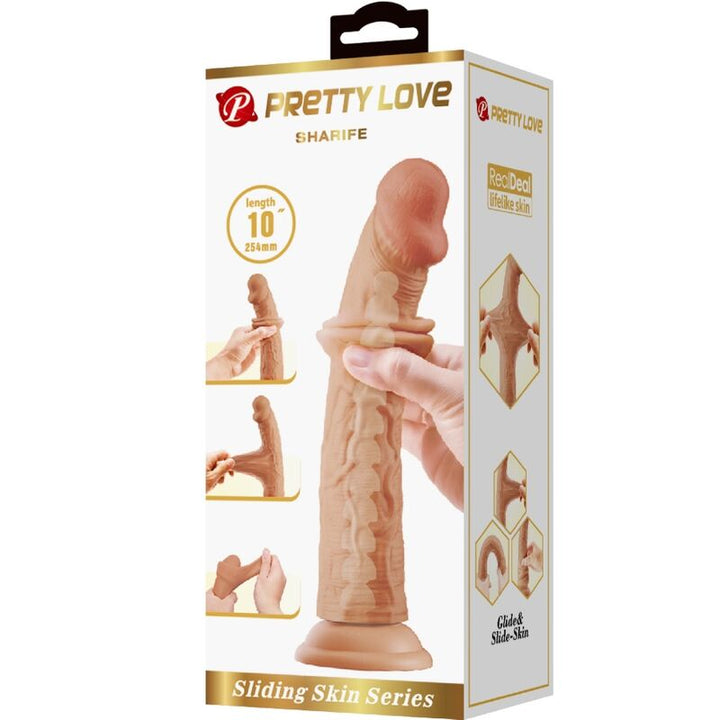 Pretty Love Sharife Realistic Dildo — Flesh/TPR