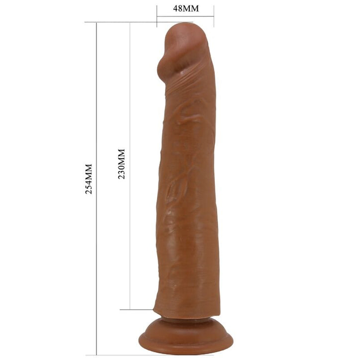 Pretty Love Sharife Realistic Dildo — Brown/TPR