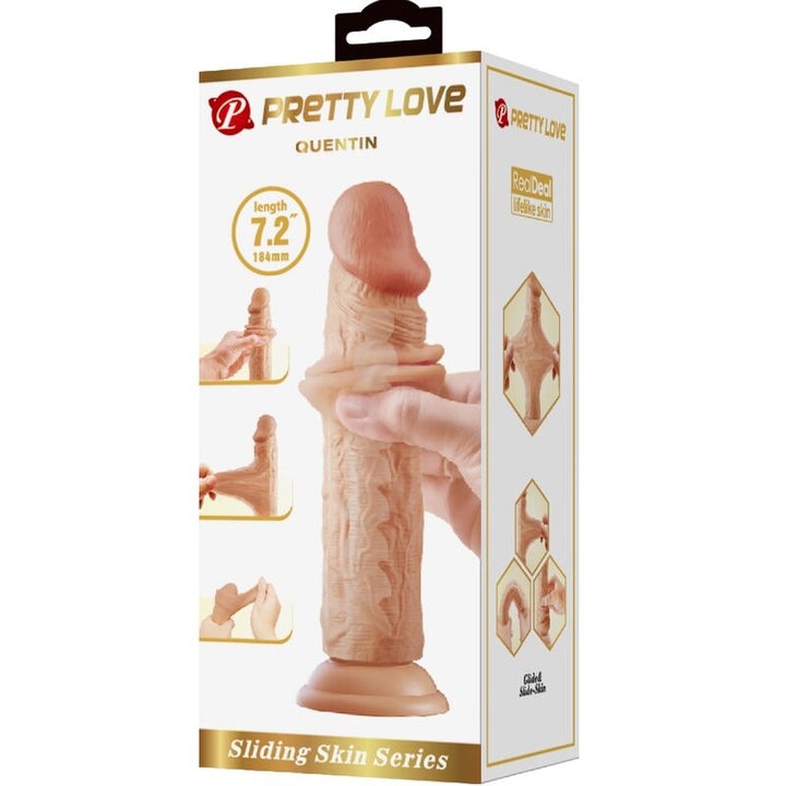 Pretty Love Quentin Realistic Dildo — Flesh/TPR