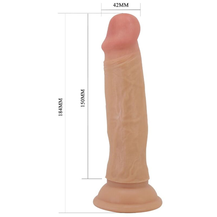 Pretty Love Quentin Realistic Dildo — Flesh/TPR