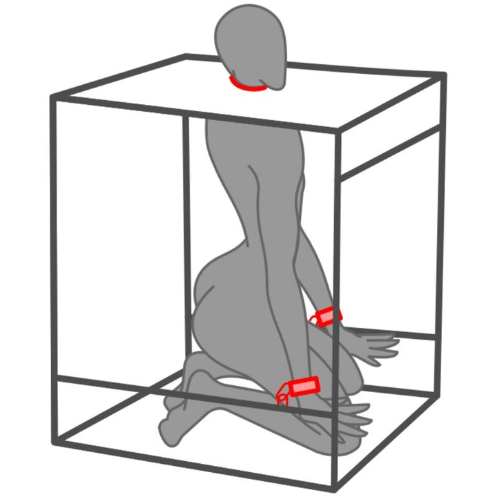 Secret Dome - Kink Club Cabina Bukkake Black &amp; Red