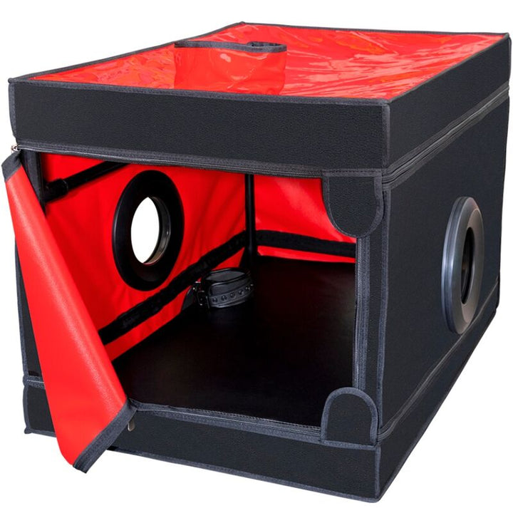 Secret Dome - Kink Club La Niche Cabin Black &amp; Red