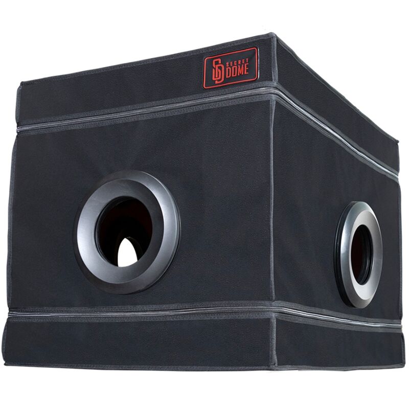 Secret Dome - Kink Club La Niche Cabin Black &amp; Red