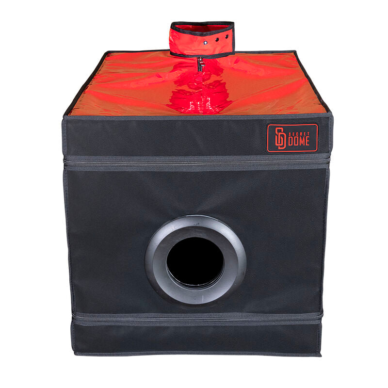Secret Dome - Kink Club La Niche Cabin Black &amp; Red