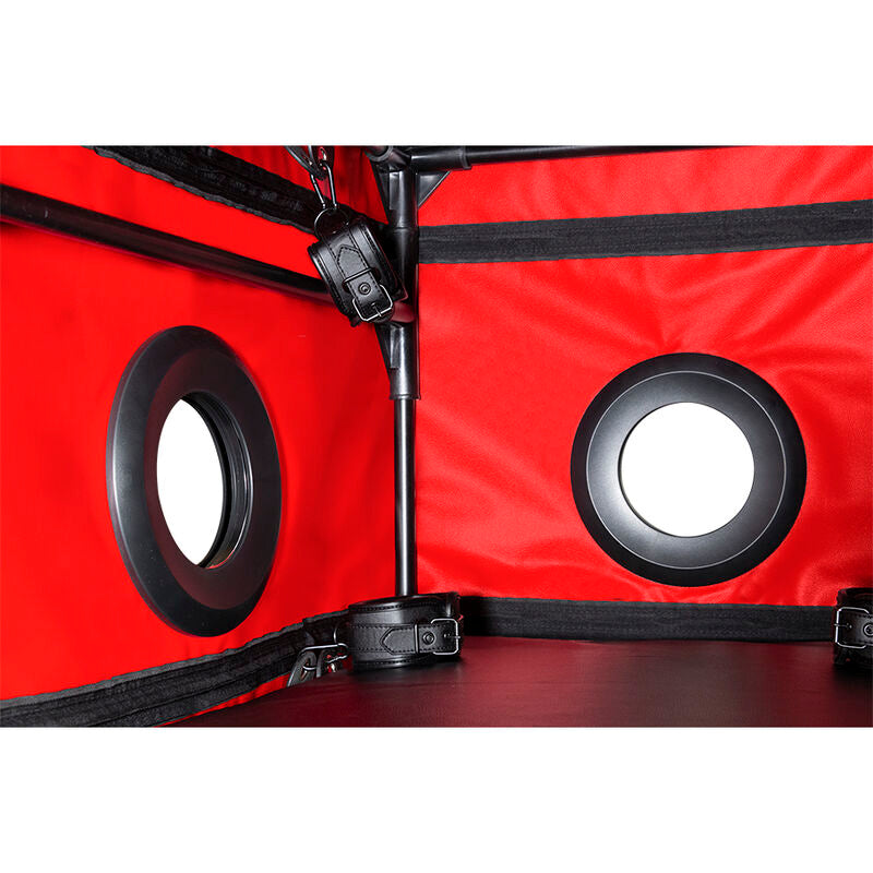 Secret Dome - Kink Club La Niche Cabin Black &amp; Red