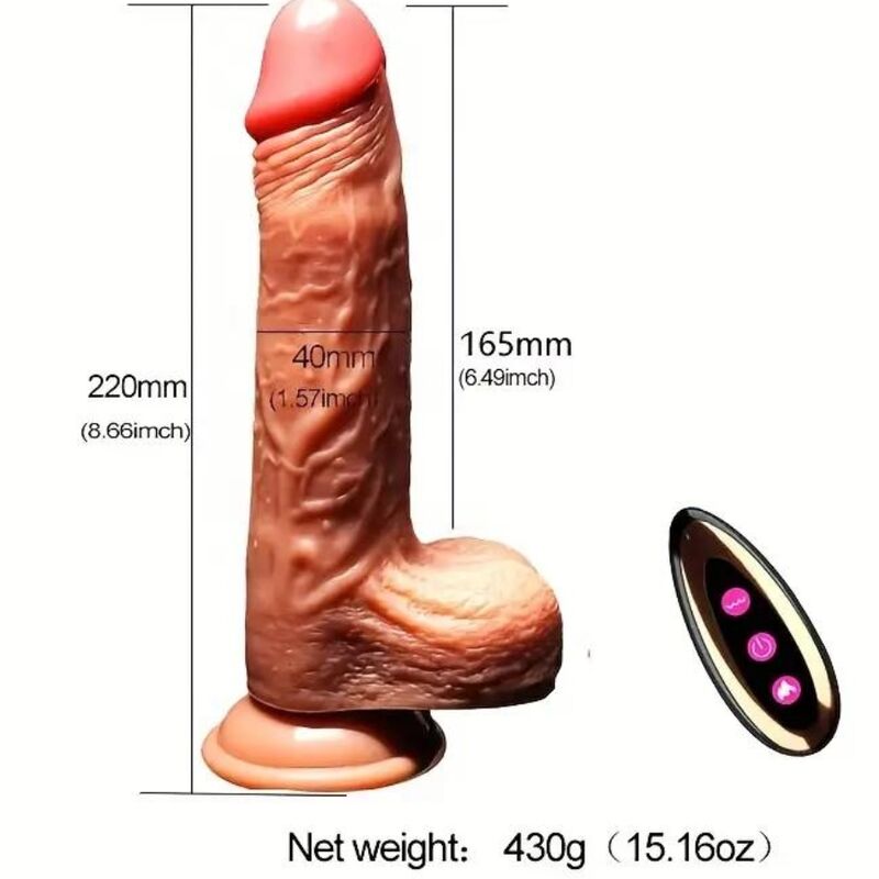 Armony Rechargeable Vibrating Realistic Dildo — Skin TPE